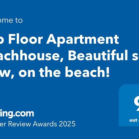 Top Floor Apartment Beachhouse, Beautiful Sea View, On The Beach! Cartagena Ngoại thất bức ảnh